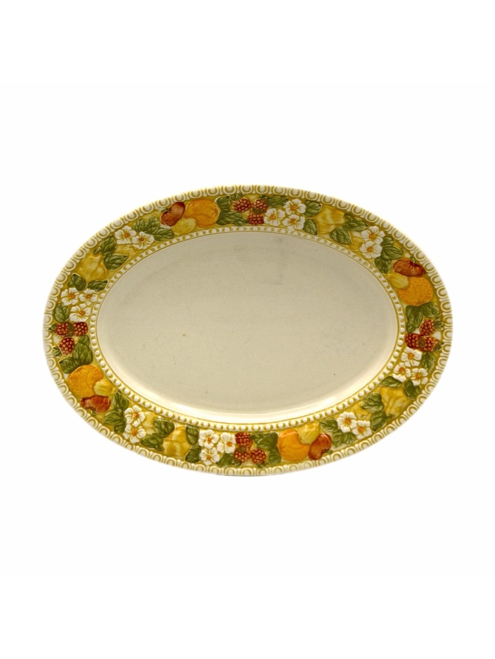 Vintage Vernon Ware Della Robbia Oval Serving Platter – Metlox Poppytrail